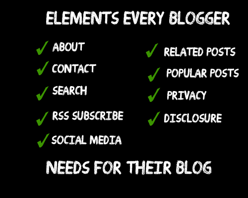 9 Elements Every Blogger Needs To Have For Their Blog - OddBlogger